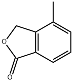 4-甲基-2-苯并呋喃-1(3H)-酮 结构式