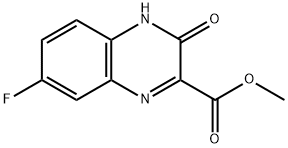 METHYL 7-FLUORO-3-OXO-3,4-DIHYDROQUINOXALINE-2-CARBOXYLATE Structure