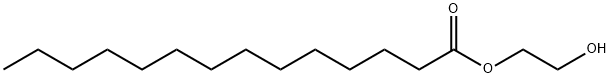 エチレングリコール1-ミリスタート 化学構造式