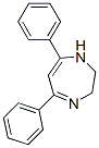 5-フェニル-7-フェニル-2,3-ジヒドロ-1H-1,4-ジアゼピン 化学構造式