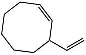 3-Ethenylcyclooctene Struktur