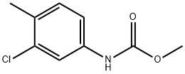 METHYL N-(3-CHLORO-4-METHYLPHENYL)CARBAMATE, 22133-20-6, 结构式