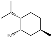 (+)-ネオメントール 化学構造式