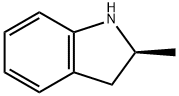 （2S）-2,3-二氢-2-甲基-1H-吲哚 结构式