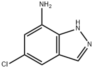 5-氯-7-氨基吲唑 结构式