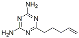 2,4-ジアミノ-6-(4-ペンテニル)-1,3,5-トリアジン 化学構造式