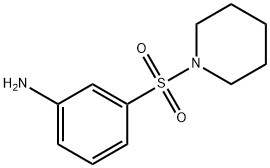 3-哌啶磺酰苯胺 结构式
