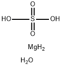 Magnesium sulfate hydrate Struktur