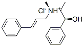 (R*,S*)-cinnamyl(beta-hydroxy-alpha-methylphenethyl)methylammonium chloride Structure