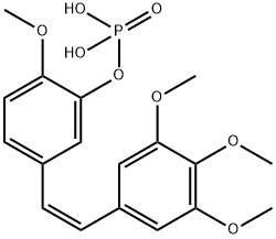 [2-methoxy-5-[(Z)-2-(3,4,5-trimethoxyphenyl)ethenyl]phenoxy]phosphonic acid Structure