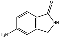 5-氨基-2,3-二氢异吲哚-1-酮 结构式