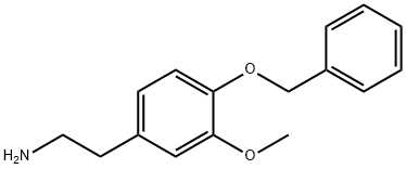 2-(4-BENZYLOXY-3-METHOXY-PHENYL)-ETHYLAMINE Struktur