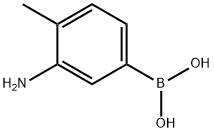 3-氨基-4-甲基苯硼酸盐酸盐, 22237-12-3, 结构式