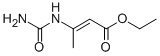 ethyl (Z)-3-(carbamoylamino)but-2-enoate 结构式