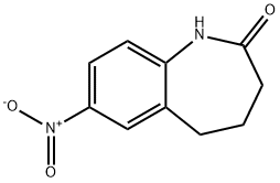 7-NITRO-1,3,4,5-TETRAHYDRO-BENZO[B]AZEPIN-2-ONE Structure
