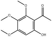 2,3,4-TRIMETHOXY-6-HYDROXYACETOPHENONE 结构式