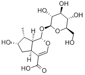 (1S)-1α-(β-D-グルコピラノシルオキシ)-6α-ヒドロキシ-7α-メチル-1,4aα,5,6,7,7aα-ヘキサヒドロシクロペンタ[c]ピラン-4-カルボン酸