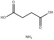 琥珀酸铵, 2226-88-2, 结构式
