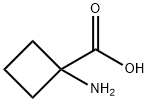 1-アミノシクロブタン-1-カルボン酸 化学構造式