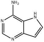 5H-ピロロ[3,2-D]ピリミジン-4-アミン 化学構造式