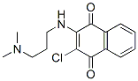 2-Chloro-3-[[3-(dimethylamino)propyl]amino]-1,4-naphthoquinone Structure