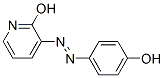 3-[(4-ヒドロキシフェニル)アゾ]-2-ピリジノール 化学構造式