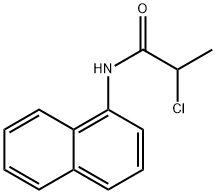2-CHLORO-N-1-NAPHTHYLPROPANAMIDE Struktur