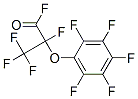 2,3,3,3-テトラフルオロ-2-(ペンタフルオロフェノキシ)プロパン酸フルオリド 化学構造式