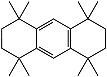 1,2,3,4,5,6,7,8-オクタヒドロ-1,1,4,4,5,5,8,8-オクタメチルアントラセン 化学構造式