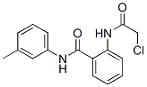 2-[(CHLOROACETYL)AMINO]-N-(3-METHYLPHENYL)BENZAMIDE Struktur