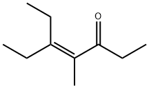 5-Ethyl-4-methyl-4-hepten-3-one Structure