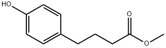 4-Hydroxybenzenebutyric acid methyl ester Structure