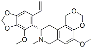 (9S)-9-(6-Ethenyl-4-methoxy-1,3-benzodioxol-5-yl)-7,8,9,10-tetrahydro-5-methoxy-8-methyl-1H-[1,3]dioxino[5,4-f]isoquinoline Structure