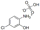 (4-chlorohydroxyphenyl)ammonium hydrogen sulphate Structure