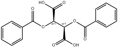 Dibenzoyltartaric acid Struktur