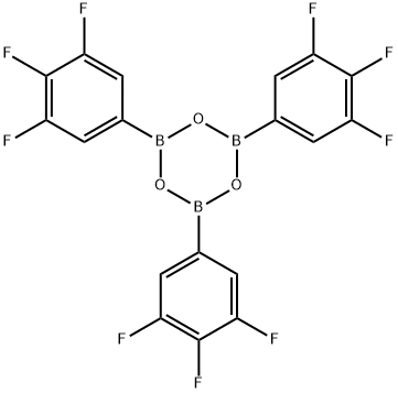 2,4,6-三(3,4,5-三氟苯)环硼氧烷 结构式