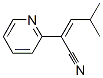 alpha-(2-methylpropylidene)pyridine-2-acetonitrile Structure