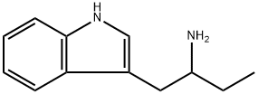 3-(2-アミノブチル)-1H-インドール 化学構造式