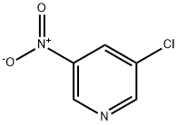 3-クロロ-5-ニトロピリジン 化学構造式