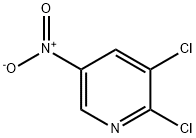 5-硝基-2,3-二氯吡啶 结构式