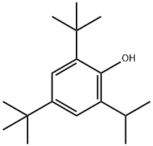 2,4-DI-T-BUTYL-6-ISOPROPYLPHENOL Struktur