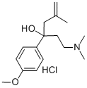 alpha-(2-(Dimethylamino)ethyl)-p-methoxy-alpha-(2-methylallyl)benzyl a lcohol hydrochloride 结构式