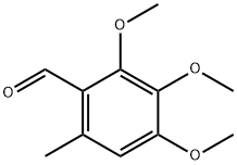 2,3,4-Trimethoxy-6-methylbenzaldehyde Struktur