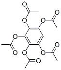 1,2,3,4,5-ペンタアセトキシベンゼン 化学構造式