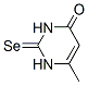 6-methyl-2-selenouracil Struktur