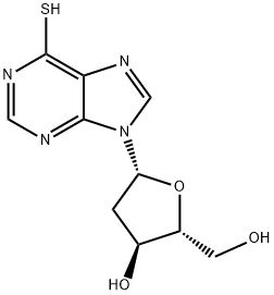6-MERCAPTOPURINE-2'-DEOXYRIBOSIDE Struktur