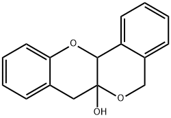 5,12a-Dihydro[2]benzopyrano[4,3-b][1]benzopyran-6a(7H)-ol Structure