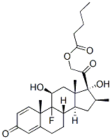 倍他米松-21-戊酸酯 结构式