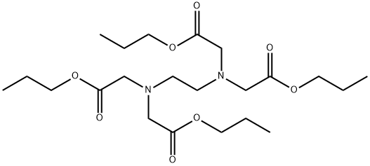 (エチレンジニトリロ)四酢酸テトラプロピル 化学構造式