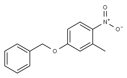 5-苄氧基-2-硝基甲苯, 22424-58-4, 结构式